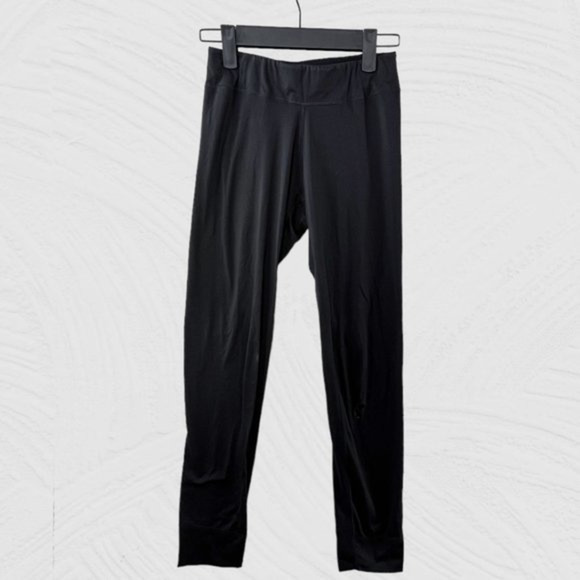 Patagonia Pants Girls Large‎ Black Capilene Base Layer (flawed) - Picture 1 of 13